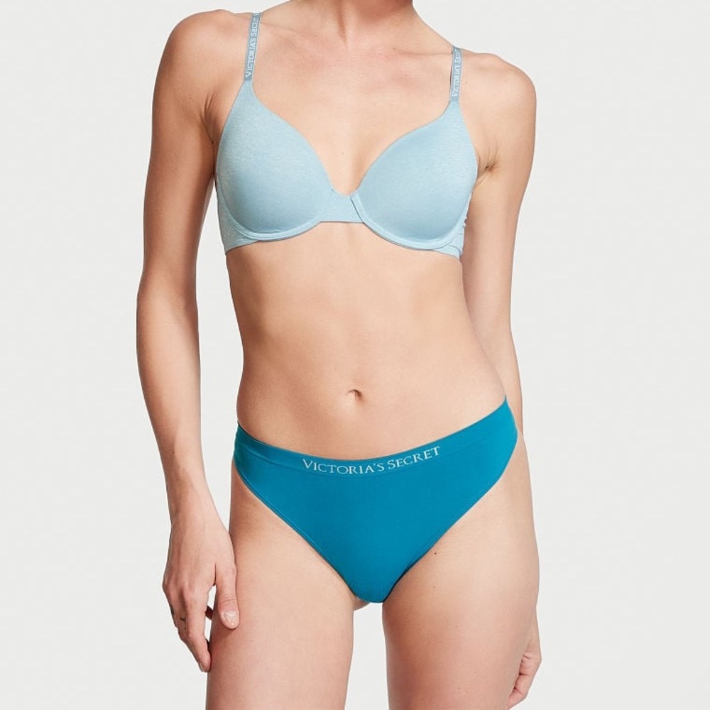 NWT Victoria Secret Panty - Shoreline Teal - Size L
